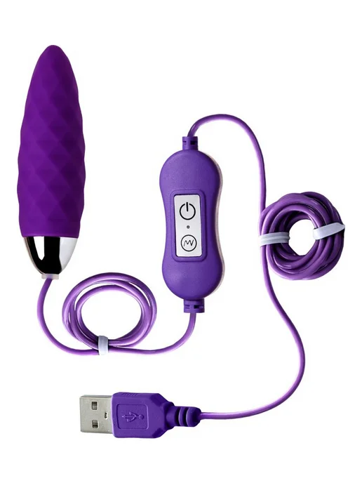 ToyFa A-Toys Cony — фиолетовое виброяйцо с пультом, ⌀2.1 см, фиолетовый, фото 2