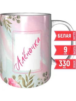 grand cadeaux Кружка с именем Алёночка - стандартная