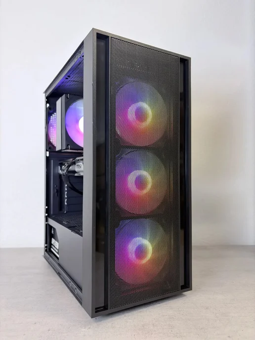 Игровой компьютер RYZEN 5 7500F RTX 5060Ti, белый, фото 8