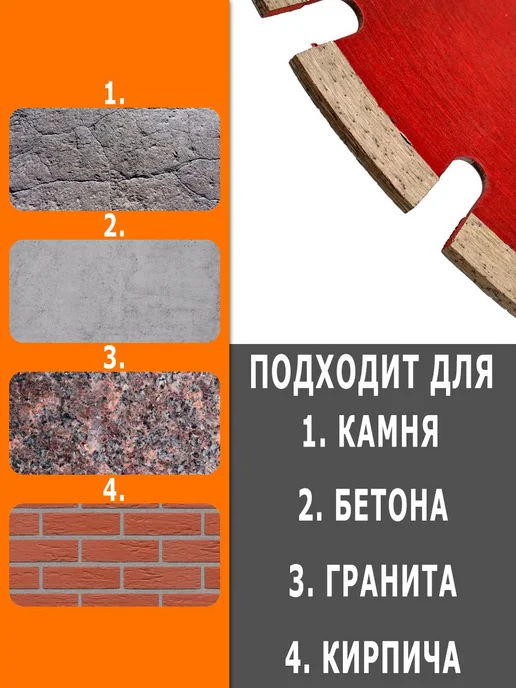 Диск алмазный отрезной 350х12х25,4 мм Asphalt, 350x12x25.4 мм, фото 2