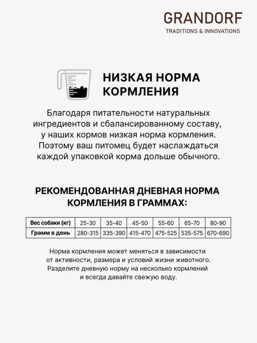 Сухой корм Grandorf fresh Грандорф для собак, крупные, индейка, 10 кг, фото 3