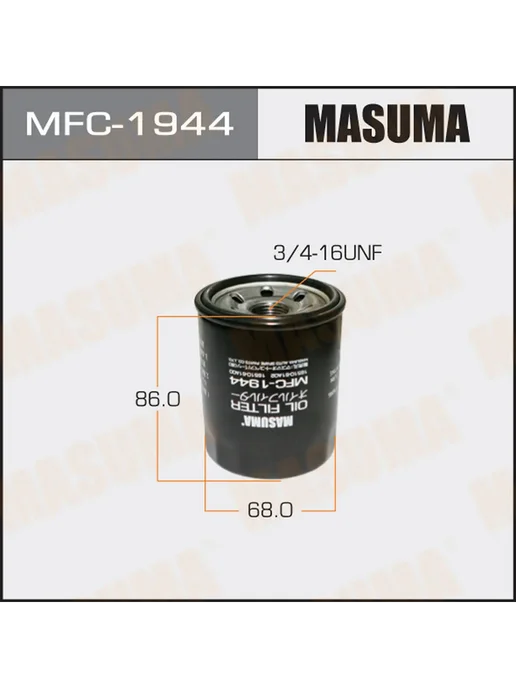 MASUMA Фильтр масляный, вариант