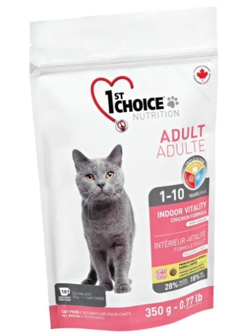 Сухой корм 1st Choice Домашних Кошек для собак, курица, 0,35 кг, фото 2