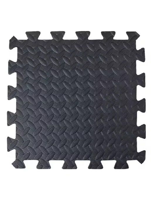 ETK EVA Мат спортивный пазл 30*30*2.5см Черный-16шт в сборе 120х120, 30x30x2.5 см, 16 шт, фото 3