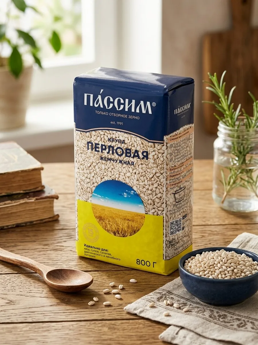 Крупа перловая Жемчужная, 800 г