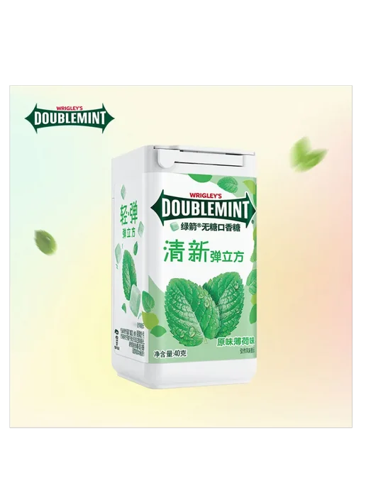 Wrigley's Doublemint Жевательная резинка Wrigley's, жвачка Вриглейс без сахара, вариант, фото 3