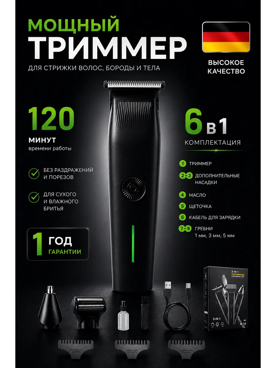 Триммер для бороды