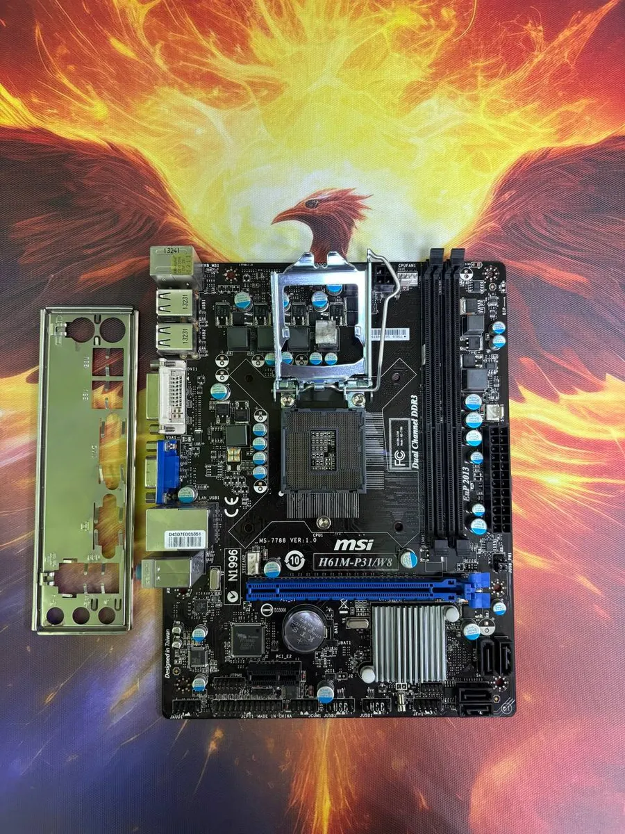 MSI Материнская плата H61M-P31 W8 Socket 1155