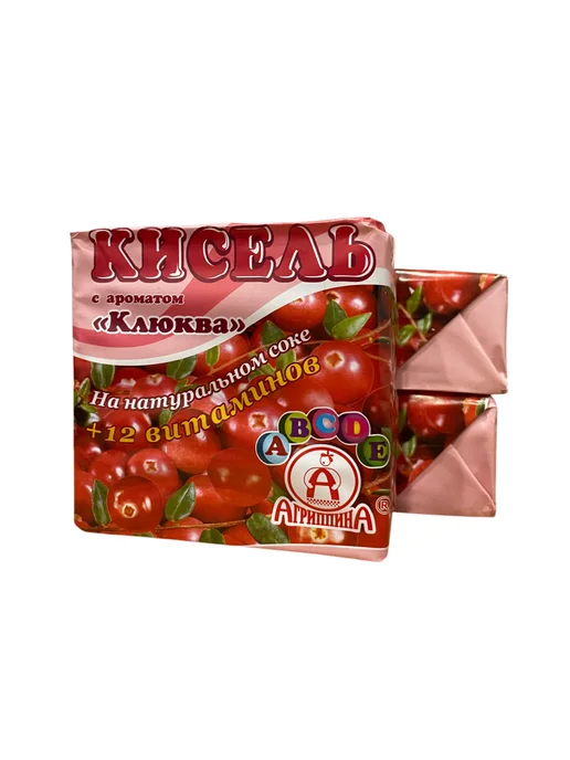 Агриппина Кисель витаминный с ароматом клюквы, 3 шт, 3 шт, фото 6