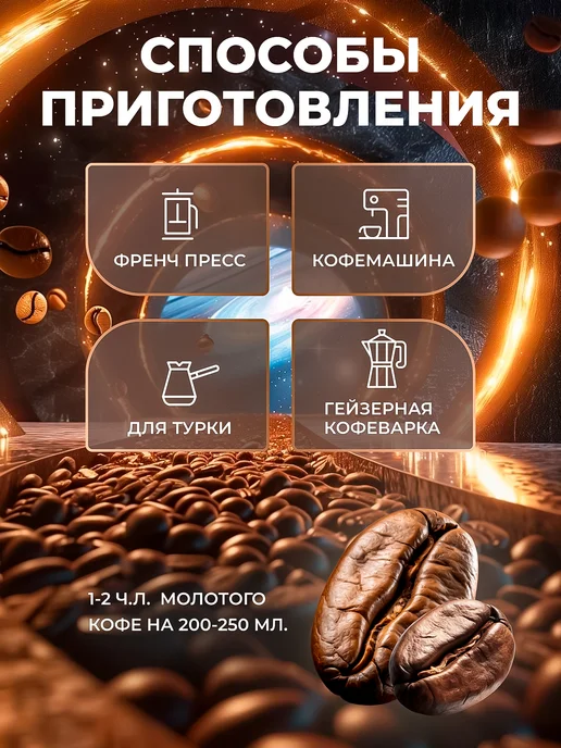 МОСКОВСКАЯ КОФЕЙНЯ НА ПАЯХЪ Кофе в зернах Арабика 1 кг, 1 кг, фото 4