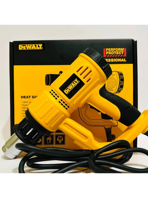 Строительный фен 2000W DeWalt, 2000 Вт