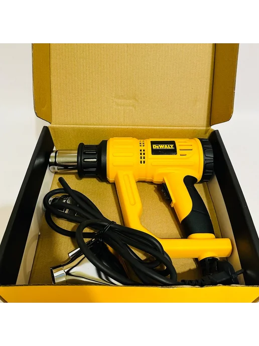 Строительный фен 2000W DeWalt, 2000 Вт, фото 2