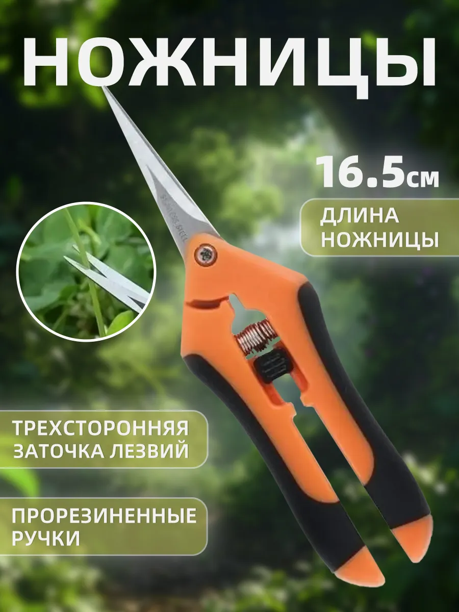 Ножницы для цветов с прямыми лезвиями