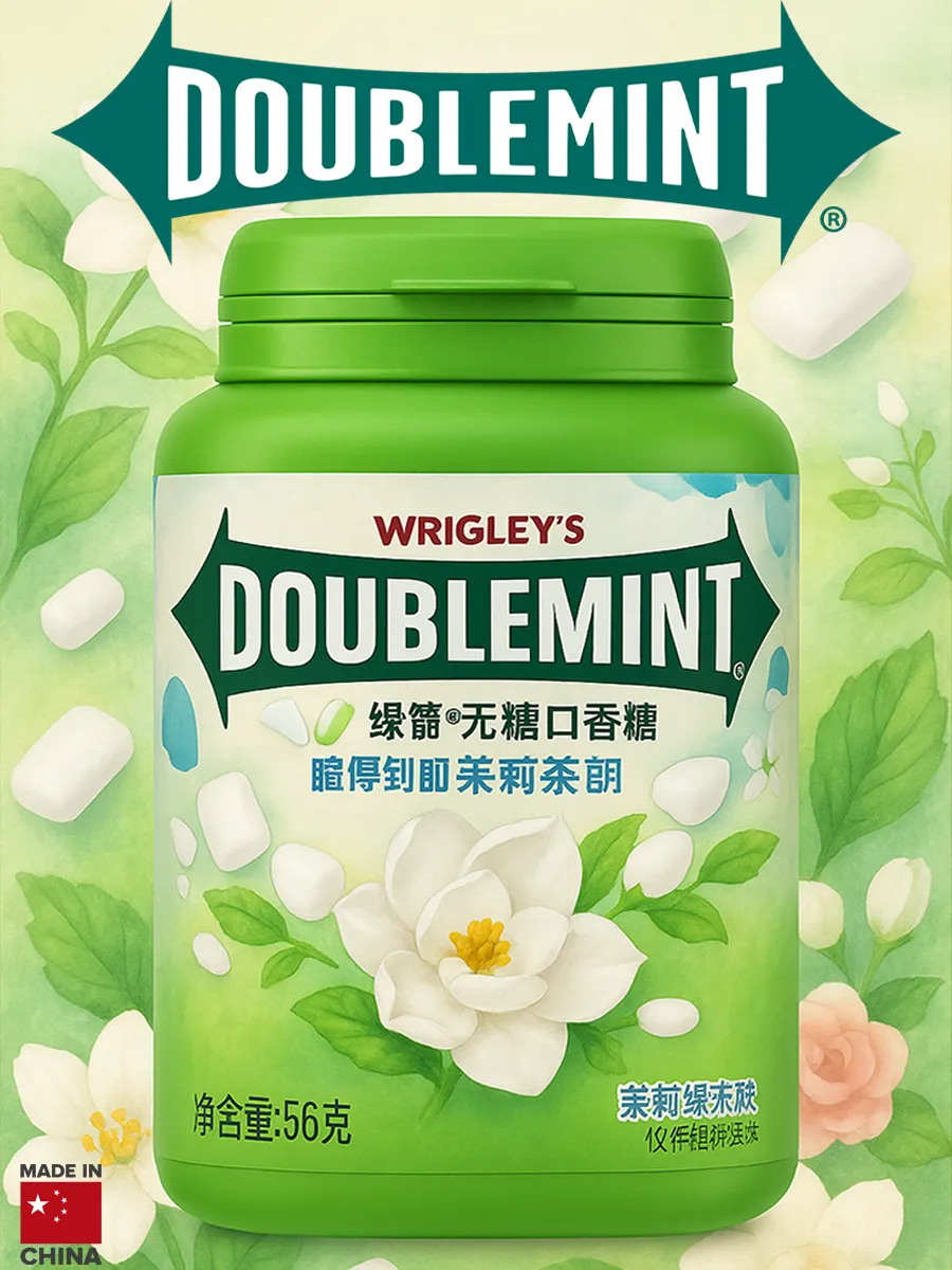 Жевательная резинка Wrigley's, жвачка Вриглейс без сахара