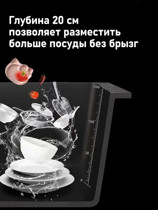 Warwolf Мойка для кухни нержавейка 60*45см раковина кухонная, 60x45 см, фото 7