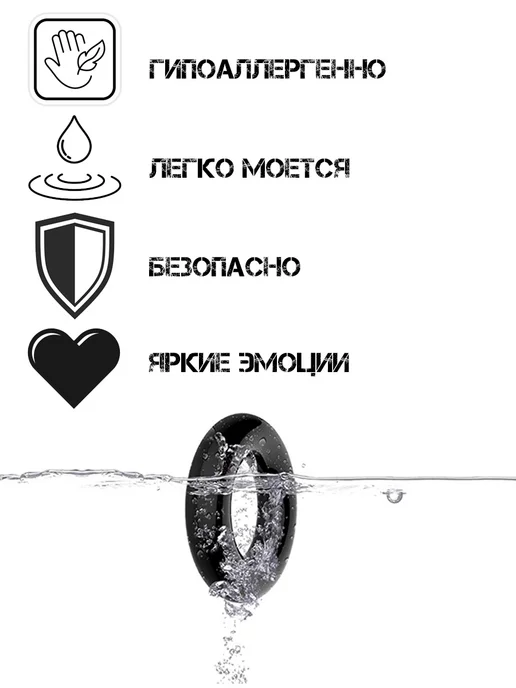 Эрекционное кольцо, черный, фото 4