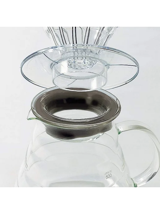 Чайник заварочный Hario V60 Range Server 800 мл Прозрачный, 800 мл, фото 3