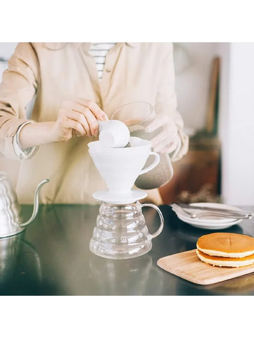 Чайник заварочный Hario V60 Range Server 800 мл Прозрачный, 800 мл, фото 7