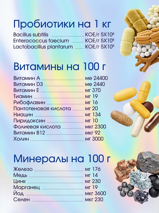 Сухой корм КОСМОБАКА Пробиотик для собак, мелкие, ягненок, 0,8 кг, фото 8
