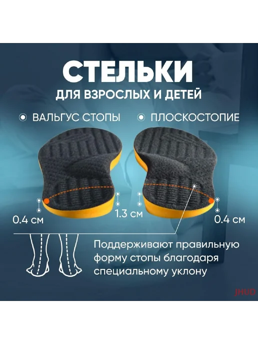 Ортопедические стельки для стопы для взрослых и детей, вариант