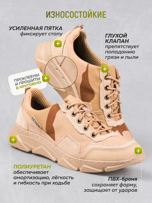 Берцы ГРОМ Ботинки тактические облегченные, зеленый, фото 2
