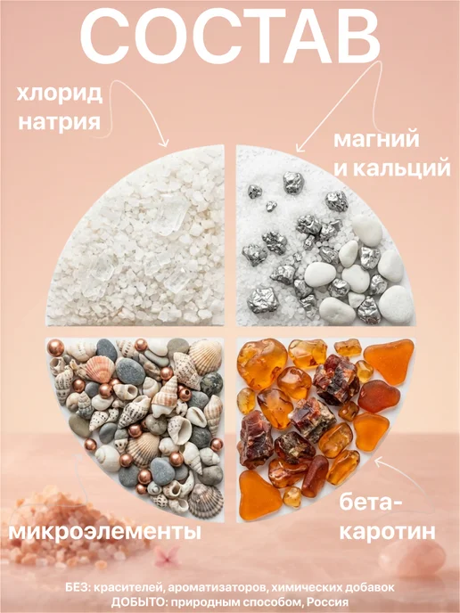 Косметический актив, хлорид натрия 1 кг, 1 кг, фото 2
