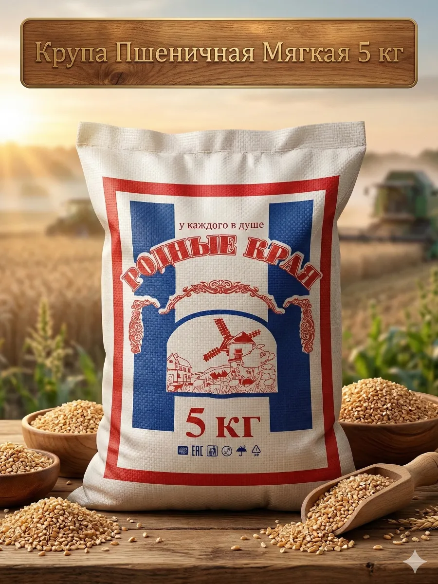 Пшеничная Мягкая 5кг