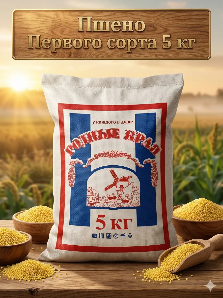 Пшено Первого сорта 5кг