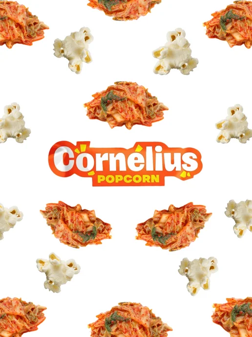 Cornelius Готовый попкорн кимчи в пакете, вариант, фото 6