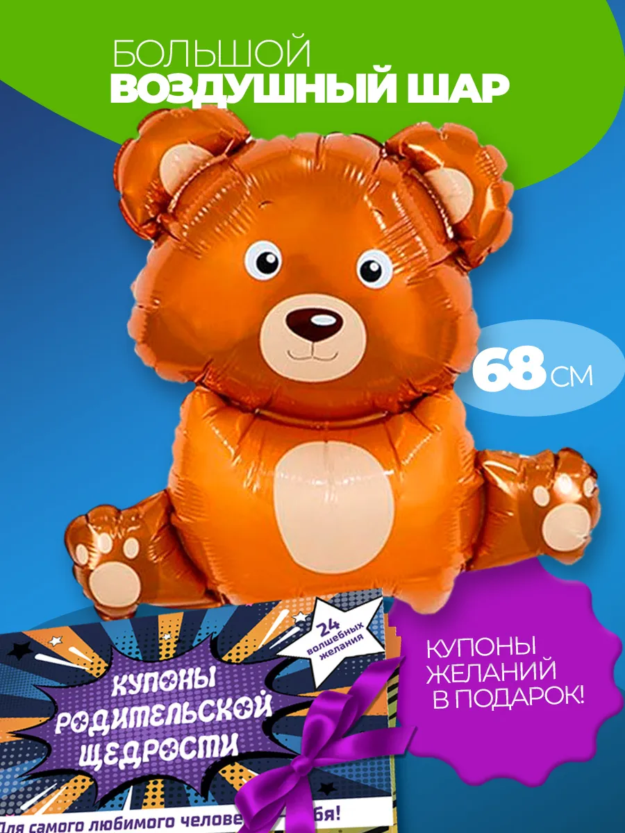 Воздушные шары на день рождения и купоны желаний для детей