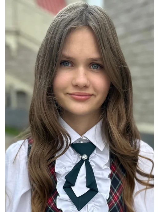 Olivi Classic Бантик бабочка в школу, белый