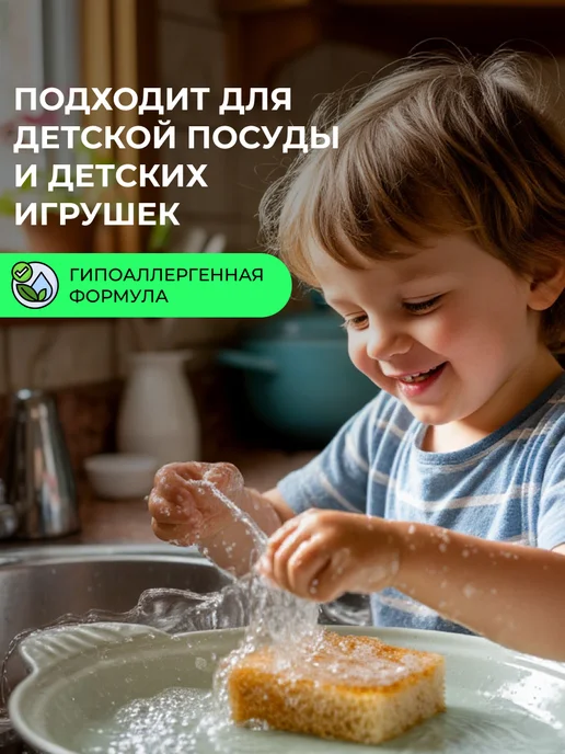 Ecologica Средство для мытья посуды детское Сибирская липа, вариант, фото 5