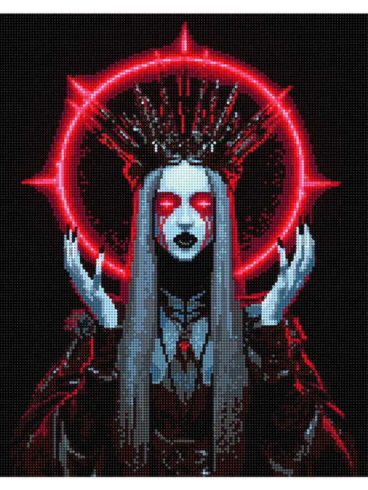 Art on Canvas Готическая королева Алмазная мозаика на подрамнике 40х50 см, 40x50 см, фото 2