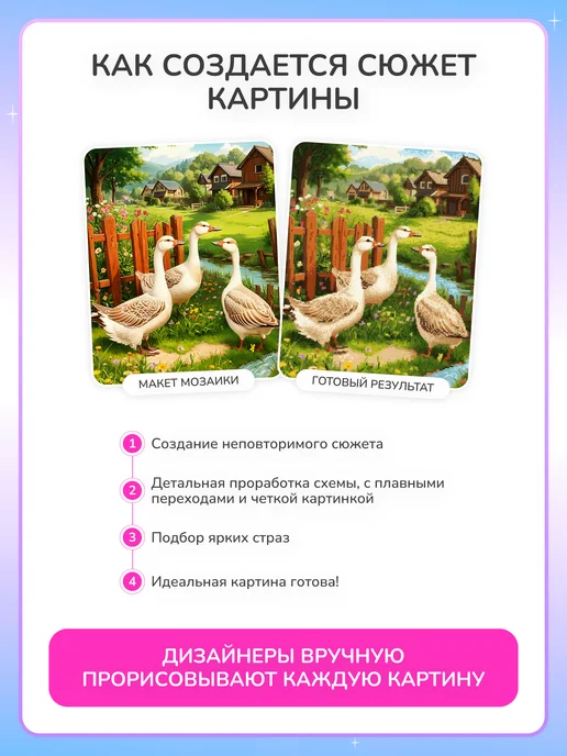 Алмазныи ряд Алмазная мозаика на подрамнике 40х50 Девушка с маской, 40x50, фото 6