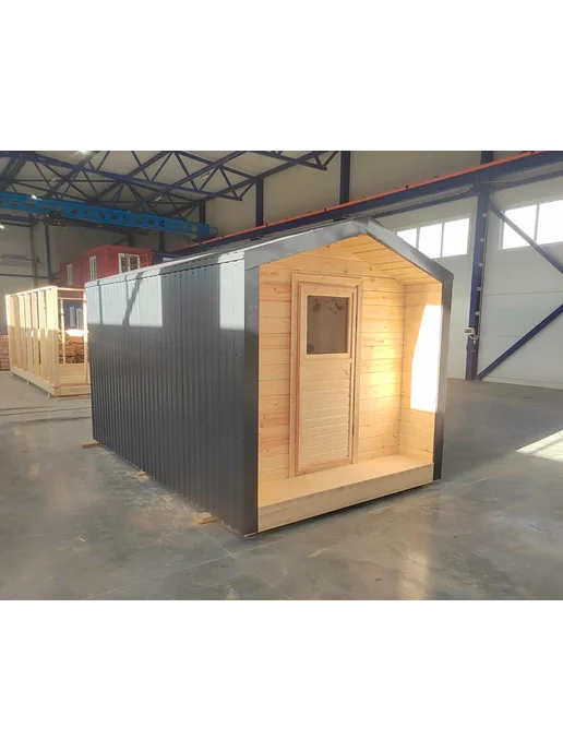 Дома VANDA Бытовка в стиле Барнхаус 3x2,4 м, отделка ДВП, 3x2.4 м, 2,4 м, фото 7