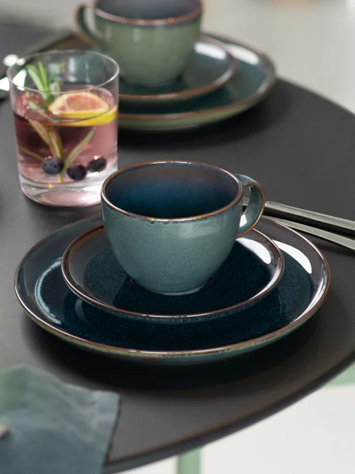Villeroy & Boch Блюдце к кофейной чашке 15 см, Crafted Denim, синий, фото 2