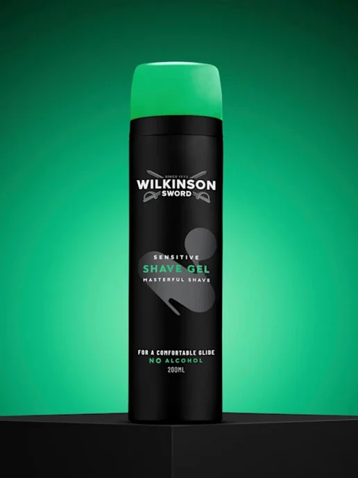 Wilkinson Sword Гель для бритья Sensitive для чувствительной кожи, 200 мл, 200 мл, фото 5