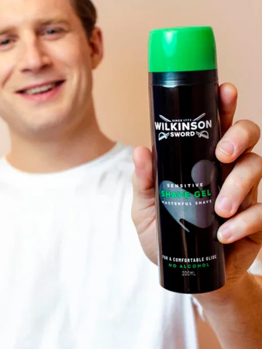 Wilkinson Sword Гель для бритья Sensitive для чувствительной кожи, 200 мл, 200 мл, фото 6