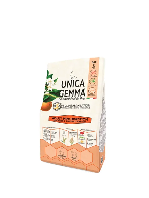 Сухой корм Unica Gemma для собак, взрослые, 0,8 кг