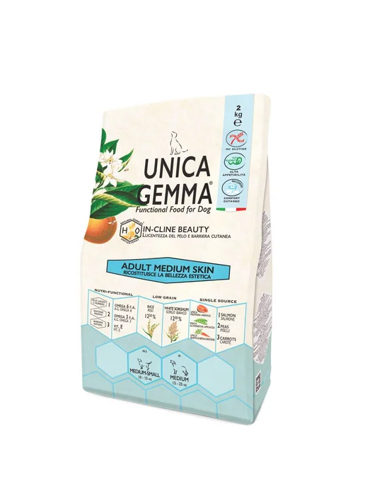 Сухой корм Unica Natura для собак, взрослые, 2 кг