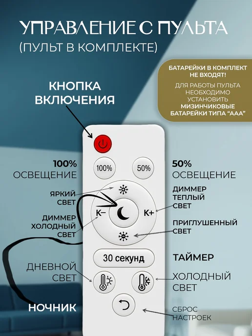 LUXIS Люстра потолочная светодиодная, черный, фото 5