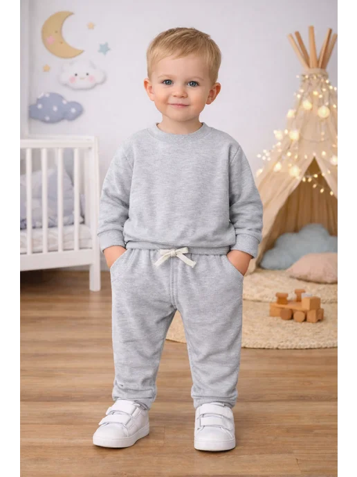 DANA baby Штанишки для новорожденных малышей, серый, фото 4