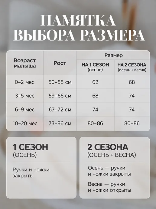 TEDYSLEEP Комбинезон демисезонный для новорожденных, коричневый, фото 7