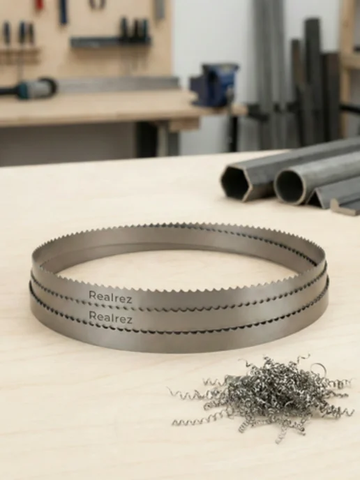 REALREZ Ленточное полотно по металлу 3950мм, 27мм, шаг 2 3", 3970мм 27мм