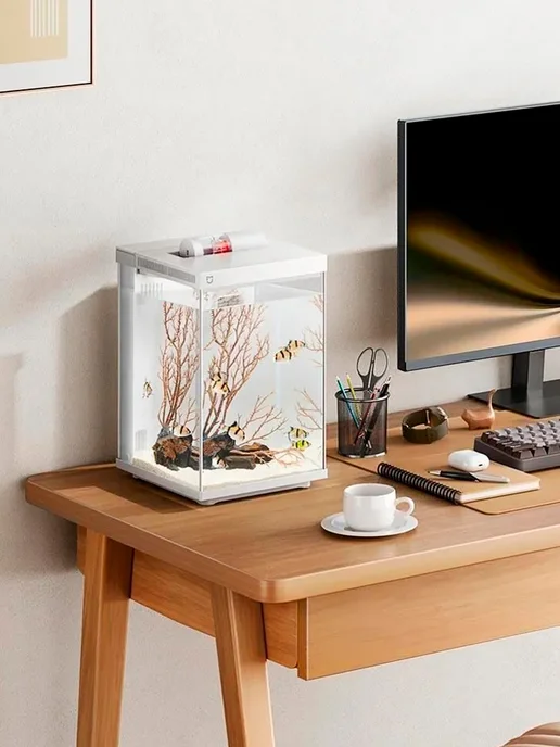 Xiaomi Умный аквариум для рыбок с автокормушкой 10 л, 10 л, фото 5