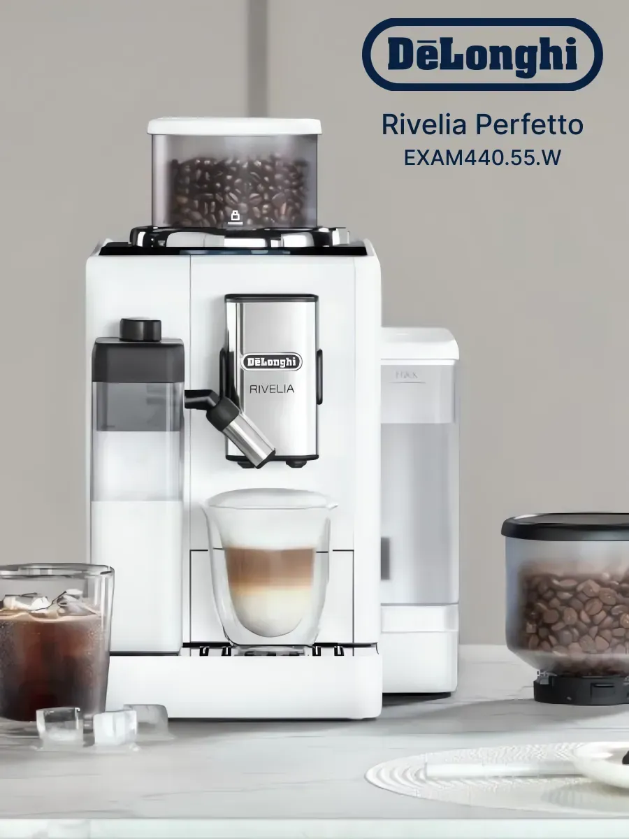 Кофемашина автоматическая Rivelia Perfetto EXAM440.55.W - фото 2