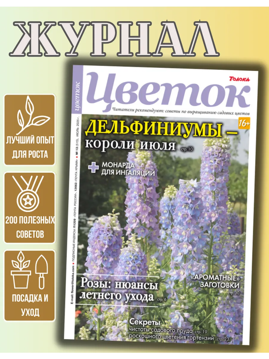 журнал о садовых цветах №13.Уход за розами