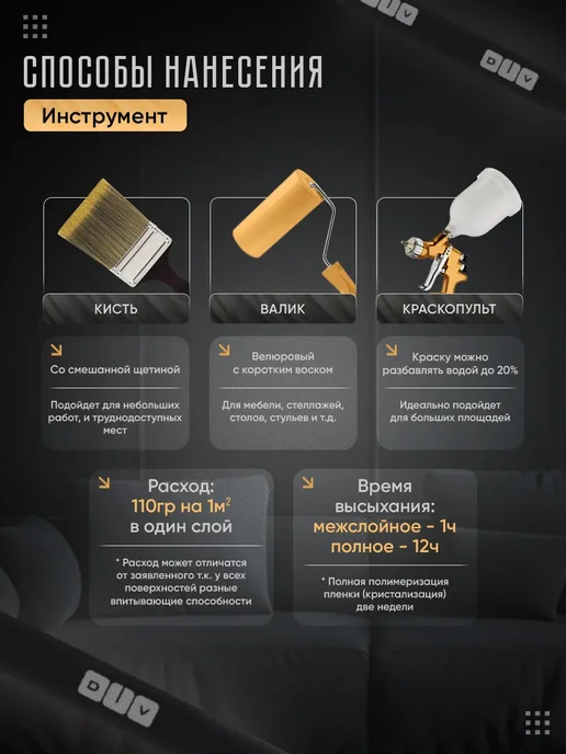 DiV Краска для мебели без запаха быстросохнущая тауп 650г, 320 г, фото 6