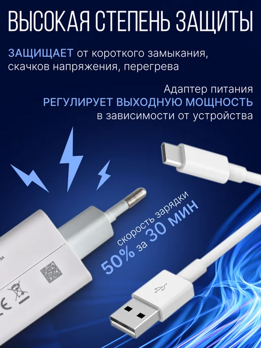 Haidar Shop Блок питания 120W быстрая зарядка, 120 Вт, фото 2