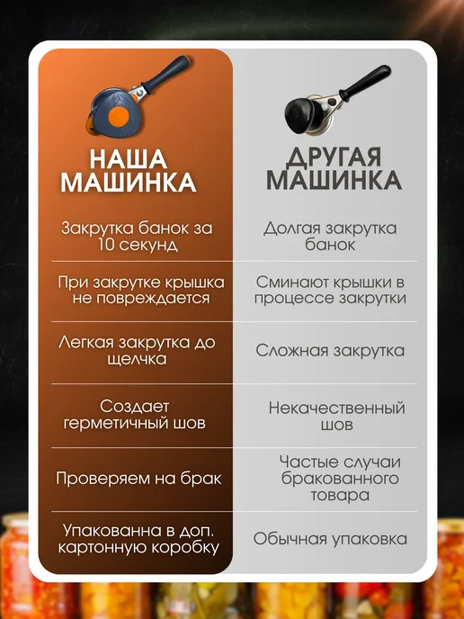 Машинка закаточная автомат для консервирования, оранжевый, фото 5